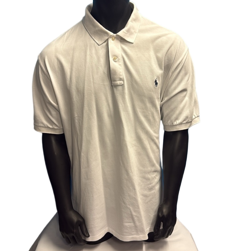 Polo Ralph Lauren White Shirt. 2XL big and tall. EA027 - Picture 2 of 5